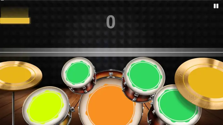 Drums real drum set music games to play and learn android App screenshot 2